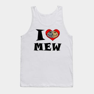 I Heart Cat - Tortoiseshell Cat Tank Top